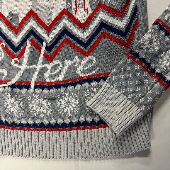 Game of Thrones Winter Is Here Fair Isle Graphic Sweater SZ S - Picture 7 of 11